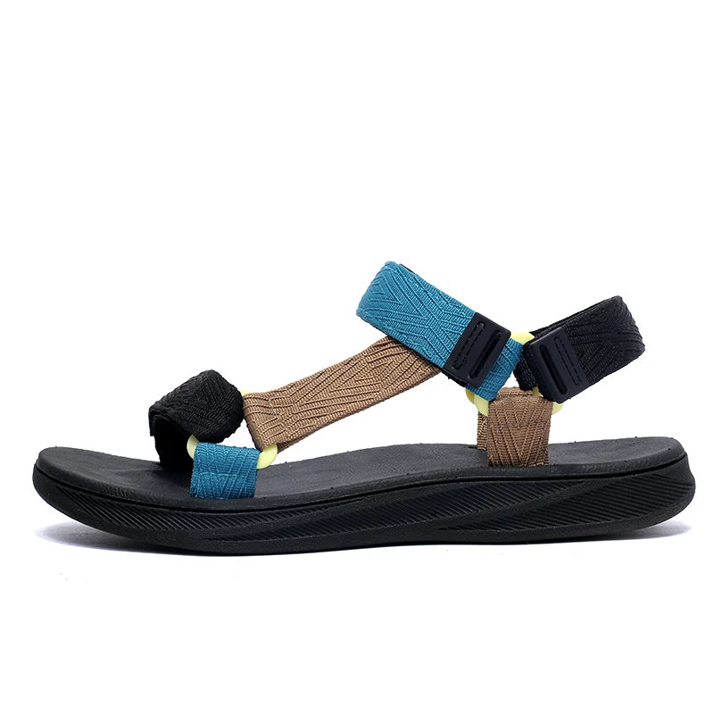 Heren Strand Sandalen Klittenband Zacht Voetbed Lichtgewicht Antislip Zomer