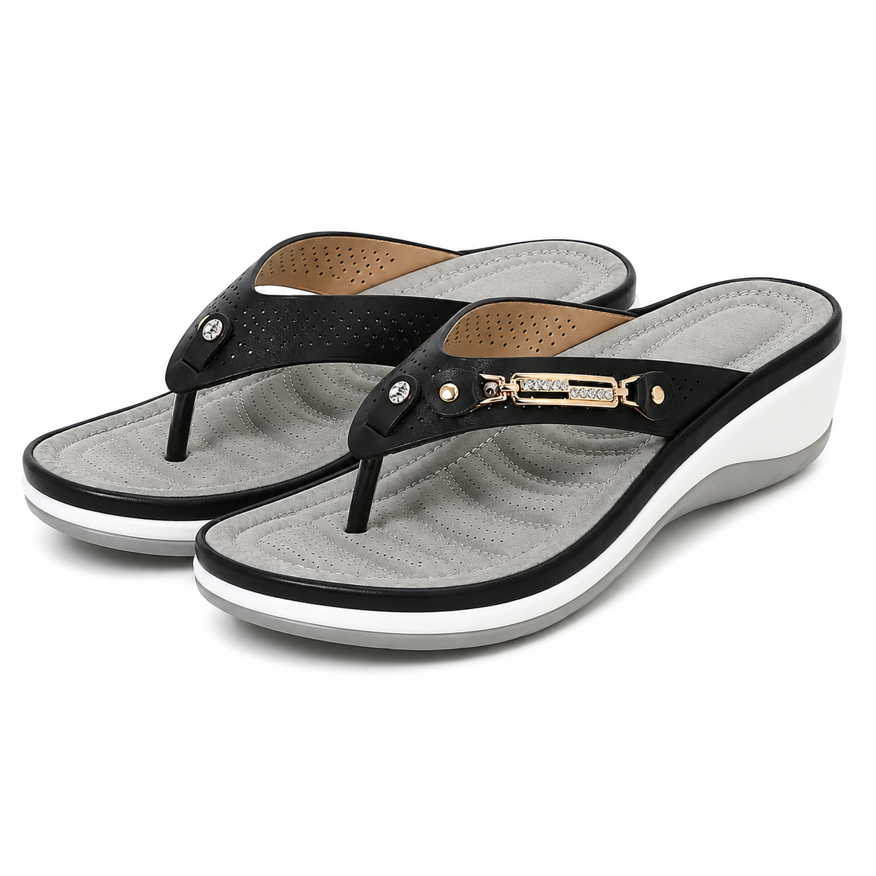 Dames Teenslippers Ergonomische Zool Zachte Teenscheiding Lichtgewicht Zomer