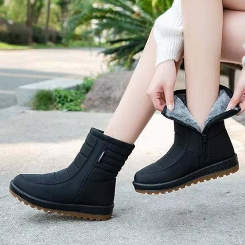 Dames Winterschoenen Thermovoering Breed Antislip Flexibel Lichtgewicht