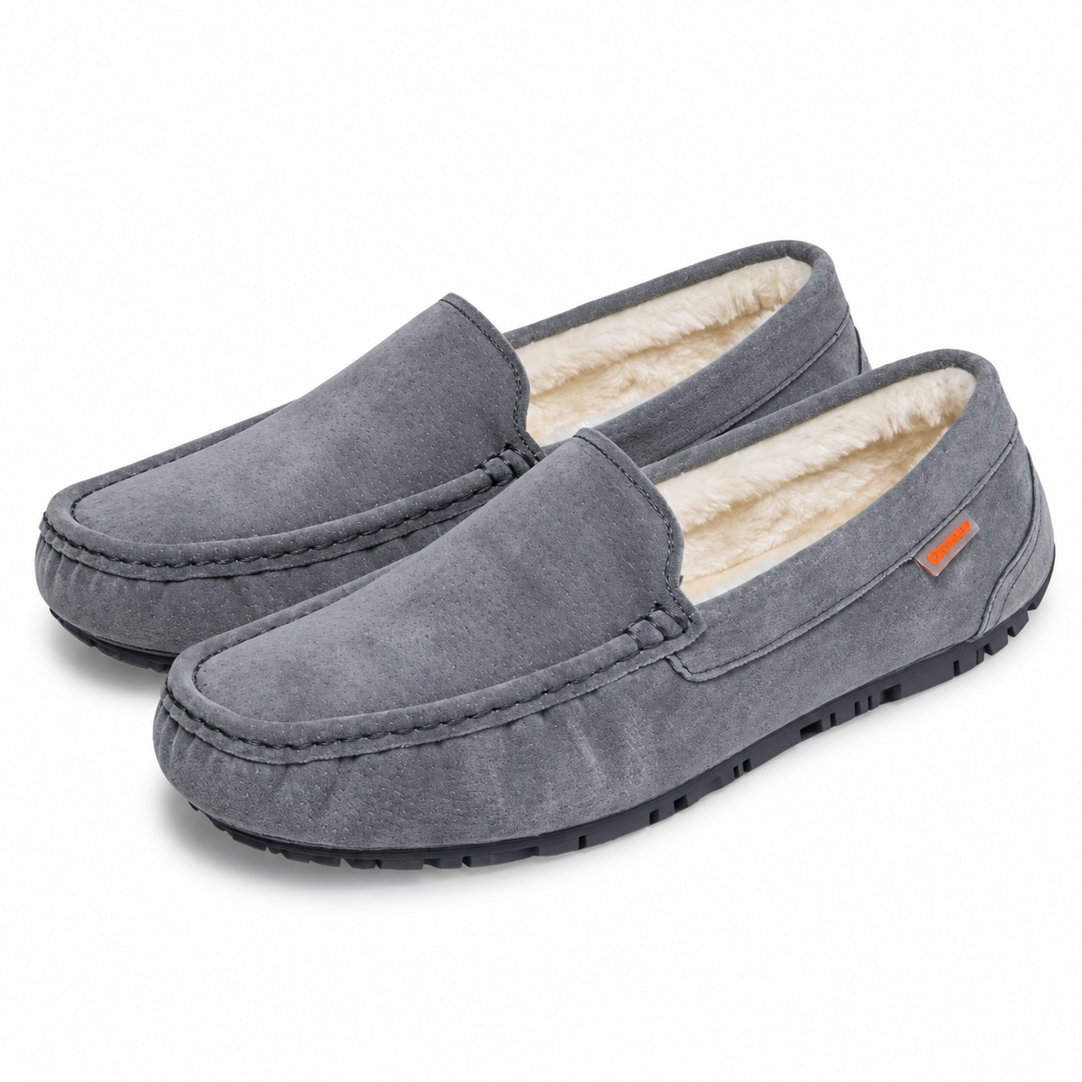 Heren Warme Loafer Pantoffels Zachte Pluche Voering Stevige Zool