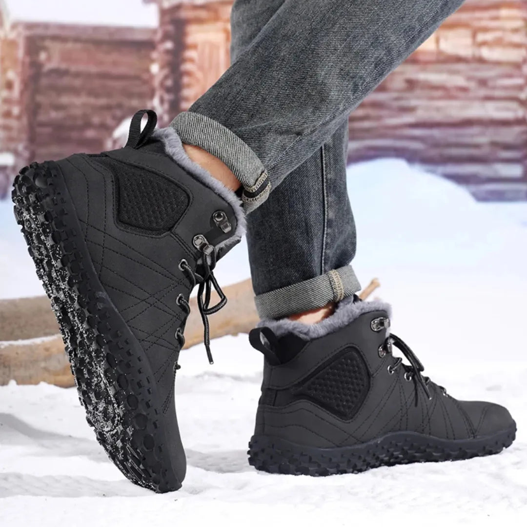 Dames Heren Barefoot Wandelschoenen Gevoerd Flexibele Zool Lichtgewicht Winter