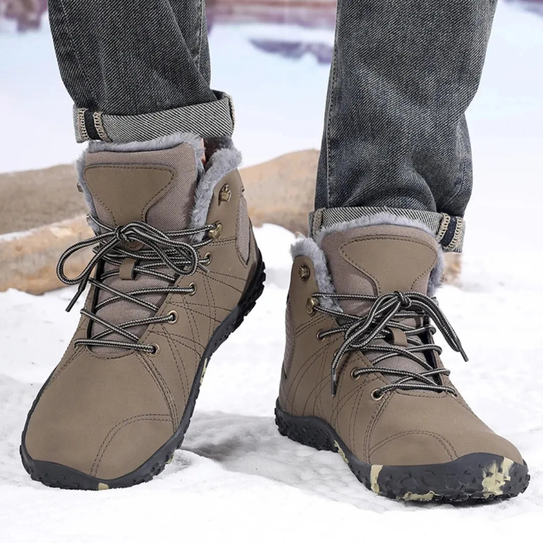 Dames Heren Barefoot Wandelschoenen Gevoerd Flexibele Zool Lichtgewicht Winter