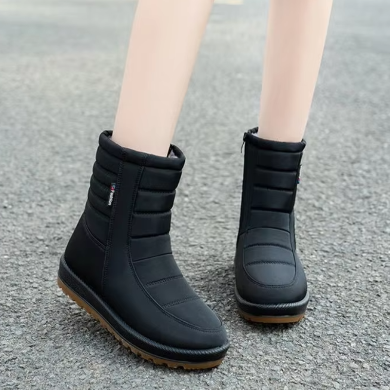 Dames Winterschoenen Thermovoering Breed Antislip Flexibel Lichtgewicht