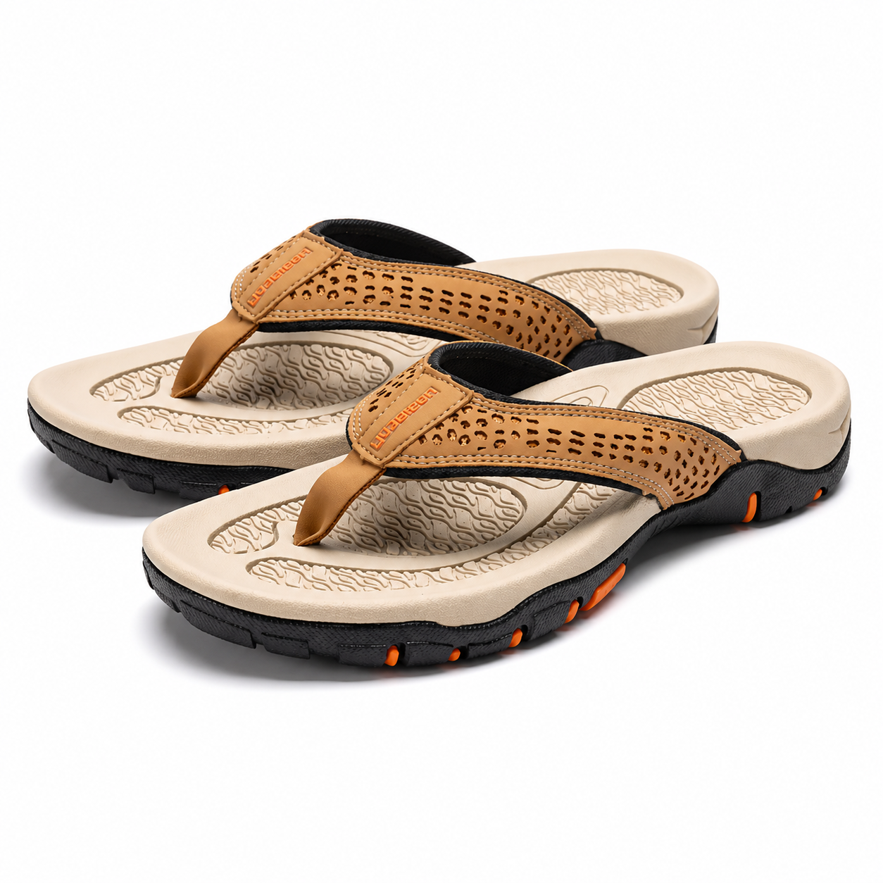 Heren Teenslippers Voetbed Ergonomisch Stevige Rubberen Zool Buiten Zomer