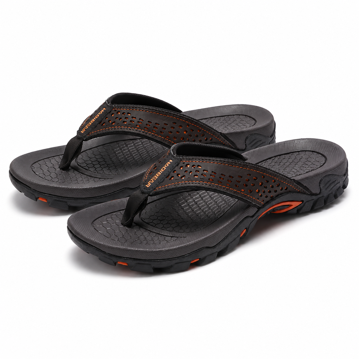 Heren Teenslippers Voetbed Ergonomisch Stevige Rubberen Zool Buiten Zomer