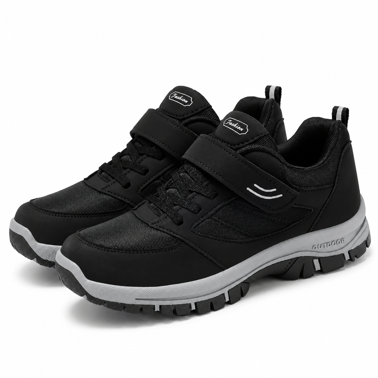 Heren Wandelschoenen Klittenband Ademend Lichtgewicht Antislip Dempend