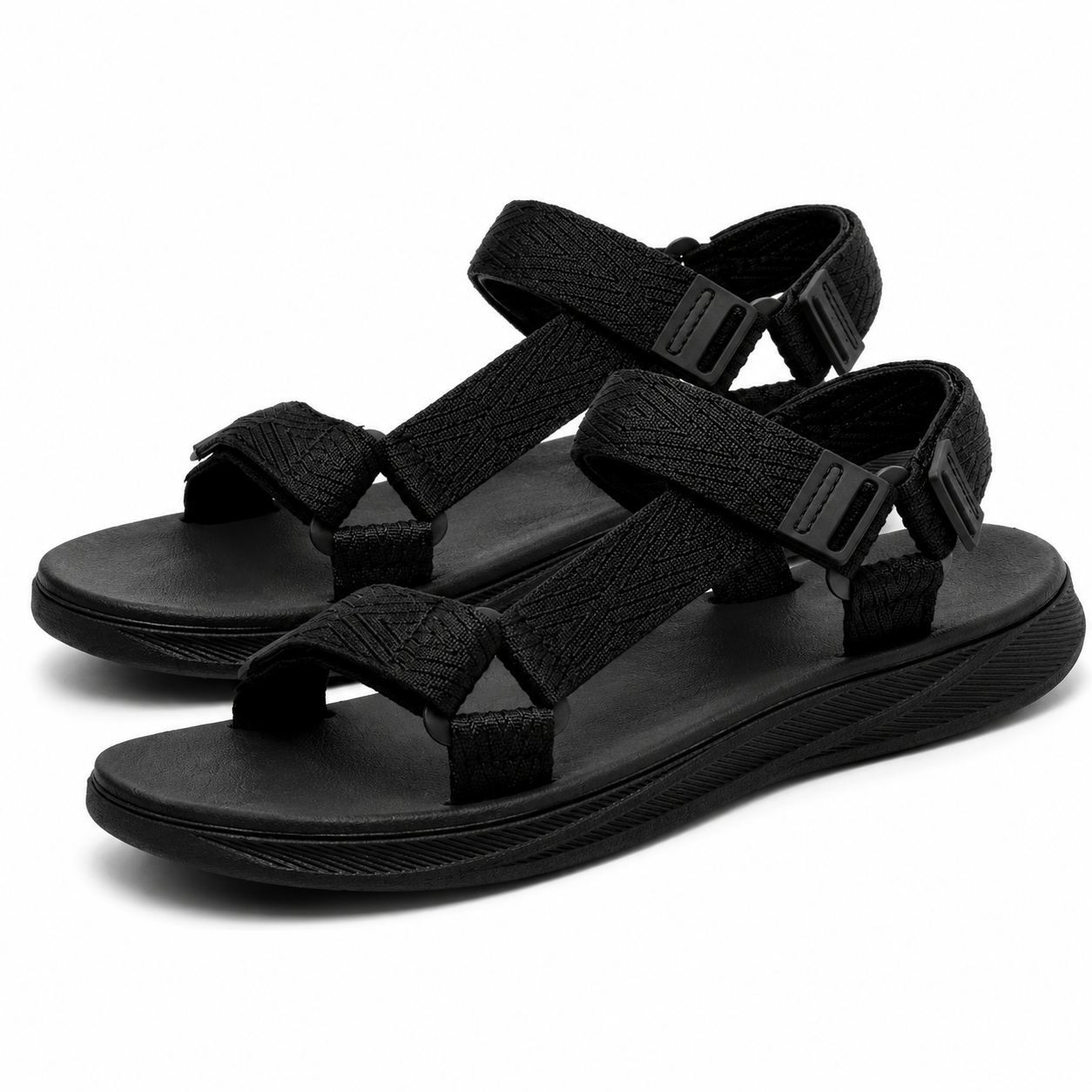 Heren Strand Sandalen Klittenband Zacht Voetbed Lichtgewicht Antislip Zomer