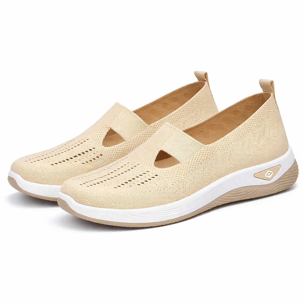 Dames Comfortabele Slip-On Instappers met Lichtgewicht Design en Ademend Bovenwerk