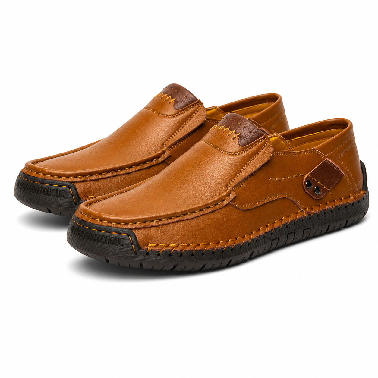 Heren Slip-on Loafers – Ademende Slip-On Italiaanse Rijschoenen