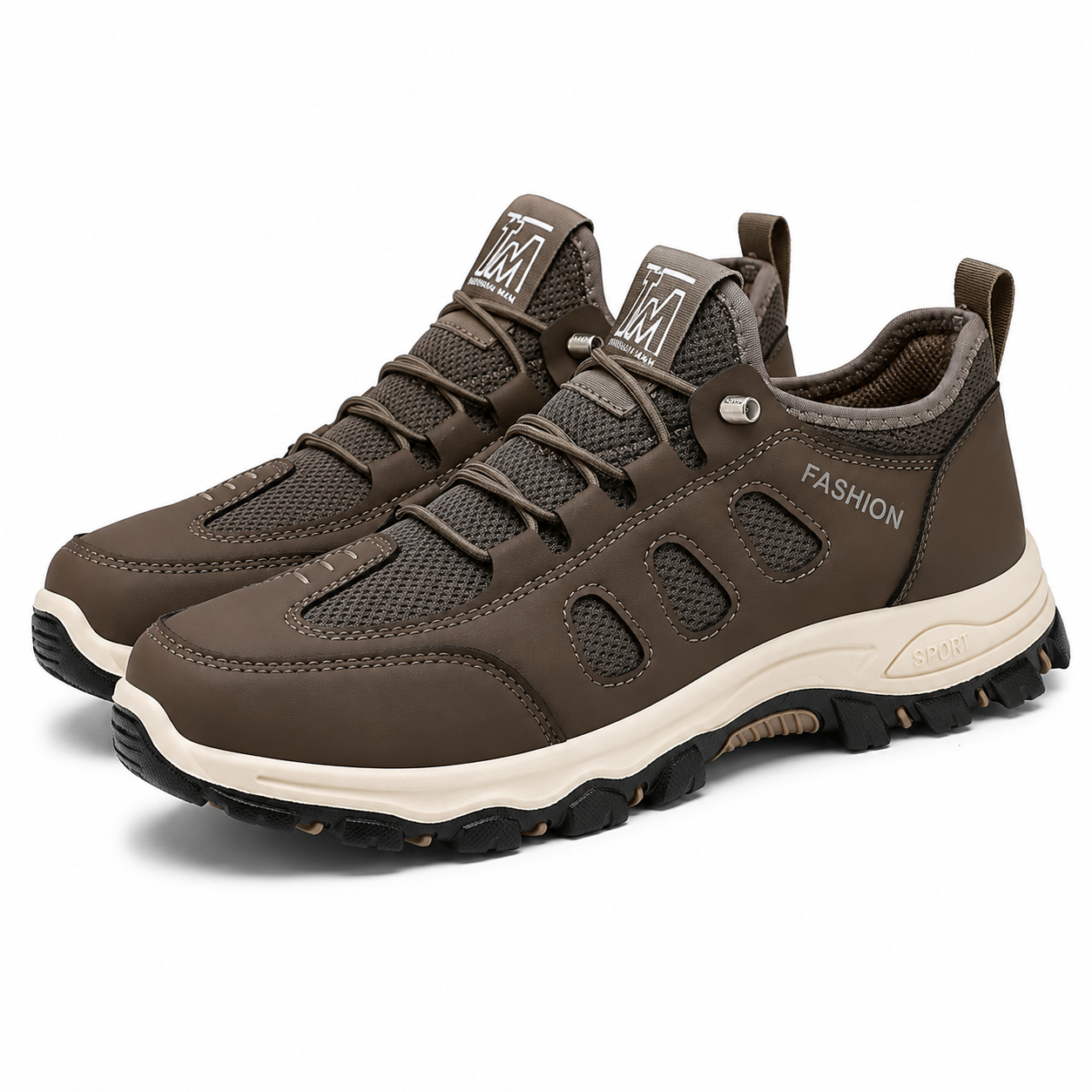 Heren Wandelschoenen Lichtgewicht Ademend Mesh met Elastische Veters Zomer