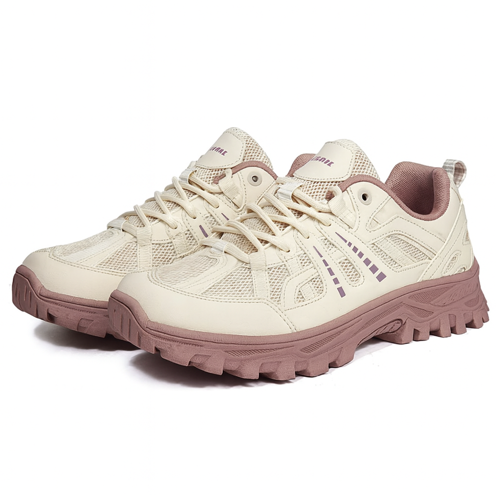 Dames en Heren Lage Outdoor Wandelschoenen – Comfort, Grip en Lichte Demping