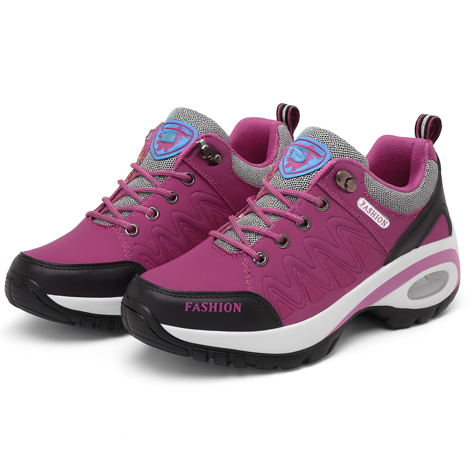 Dames Lage Wandelschoenen Breed – Lichtgewicht Ademend Outdoor Schoenen