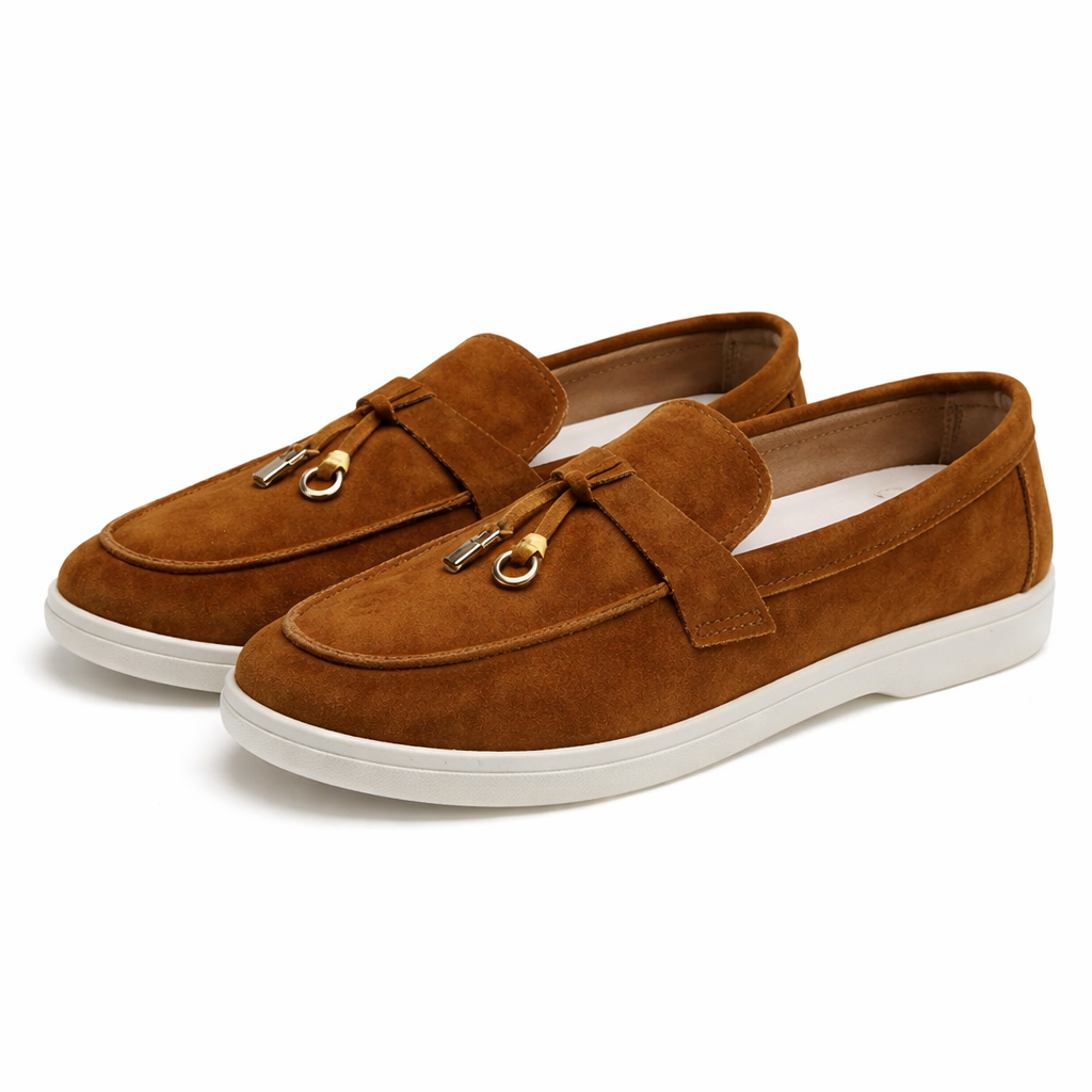 Dames Loafers van Suède – Comfortabele Instappers met Zachte Zool