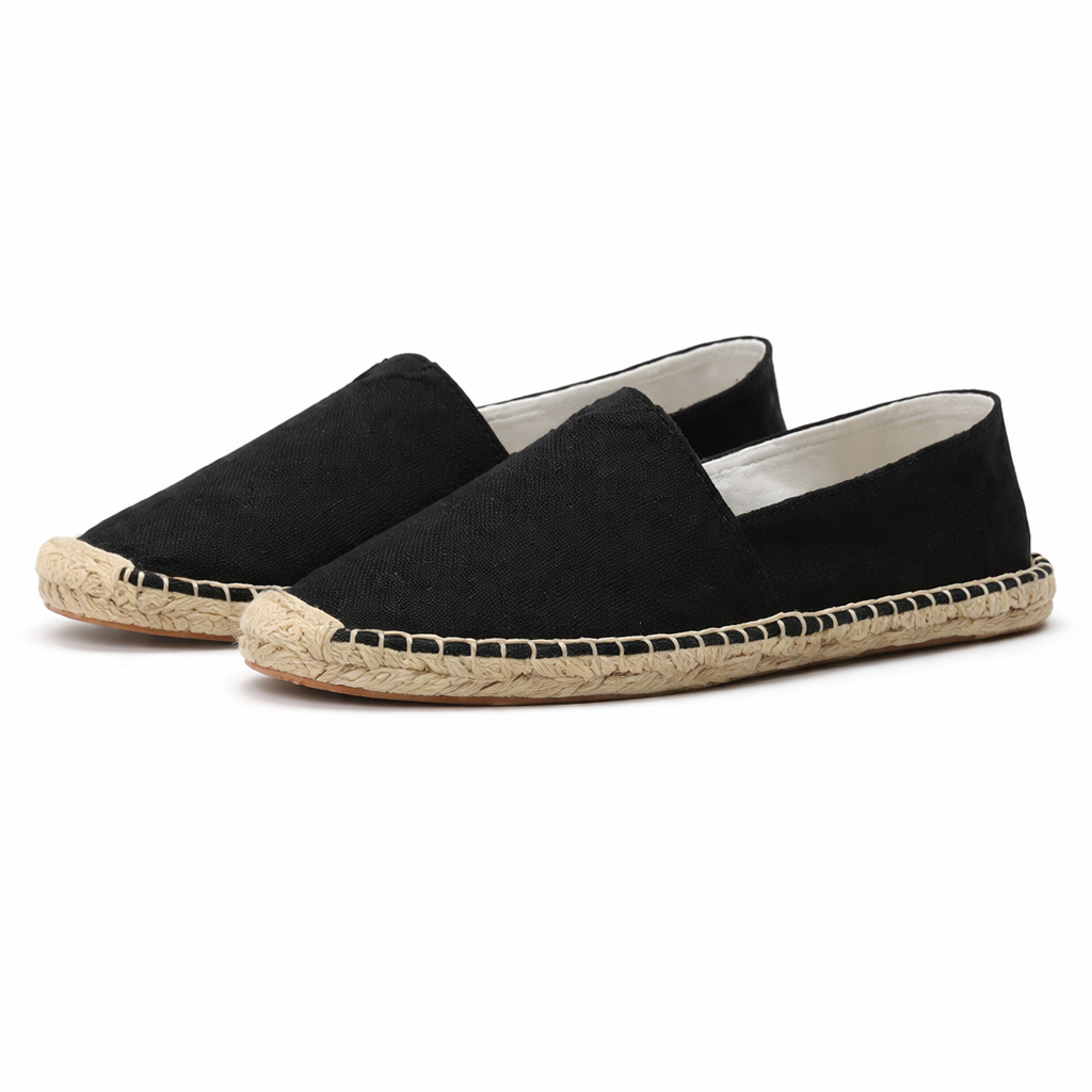 Heren Canvas Espadrilles – Ademende Slip-On Schoenen voor Lente en Zomer