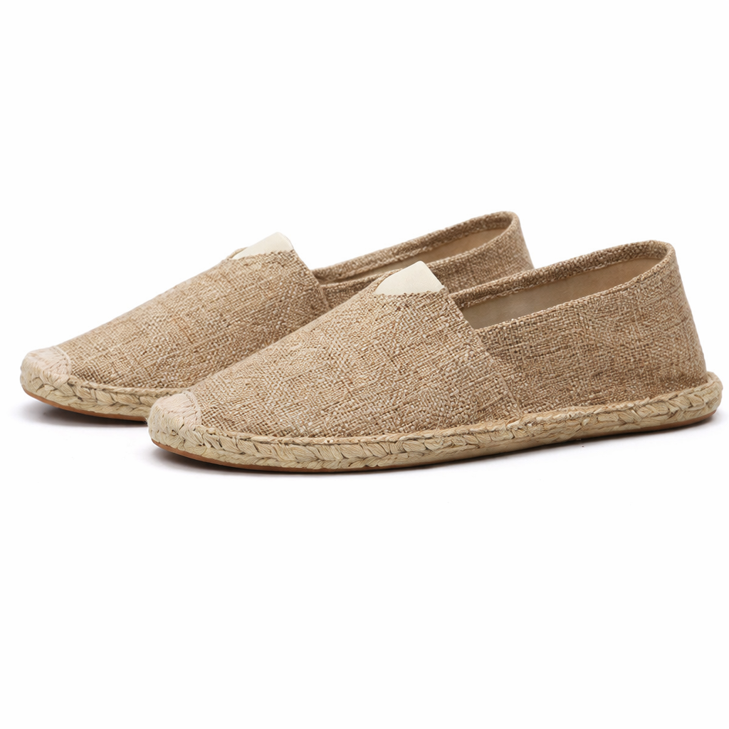 Heren Canvas Espadrilles – Ademende Slip-On Schoenen voor Lente en Zomer