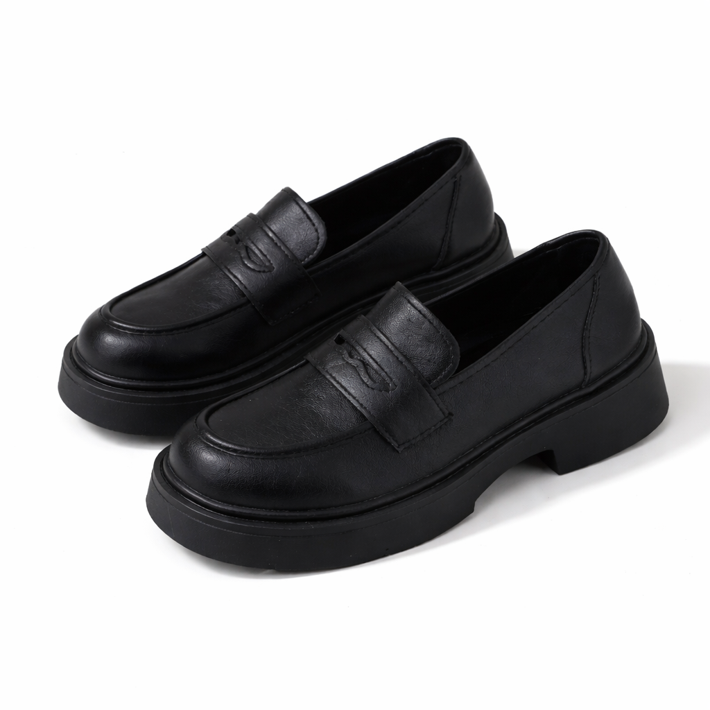 Dames Retro Kantoorschoenen – Comfortabele Casual Schoenen met Dikke Zool voor Lente en Zomer