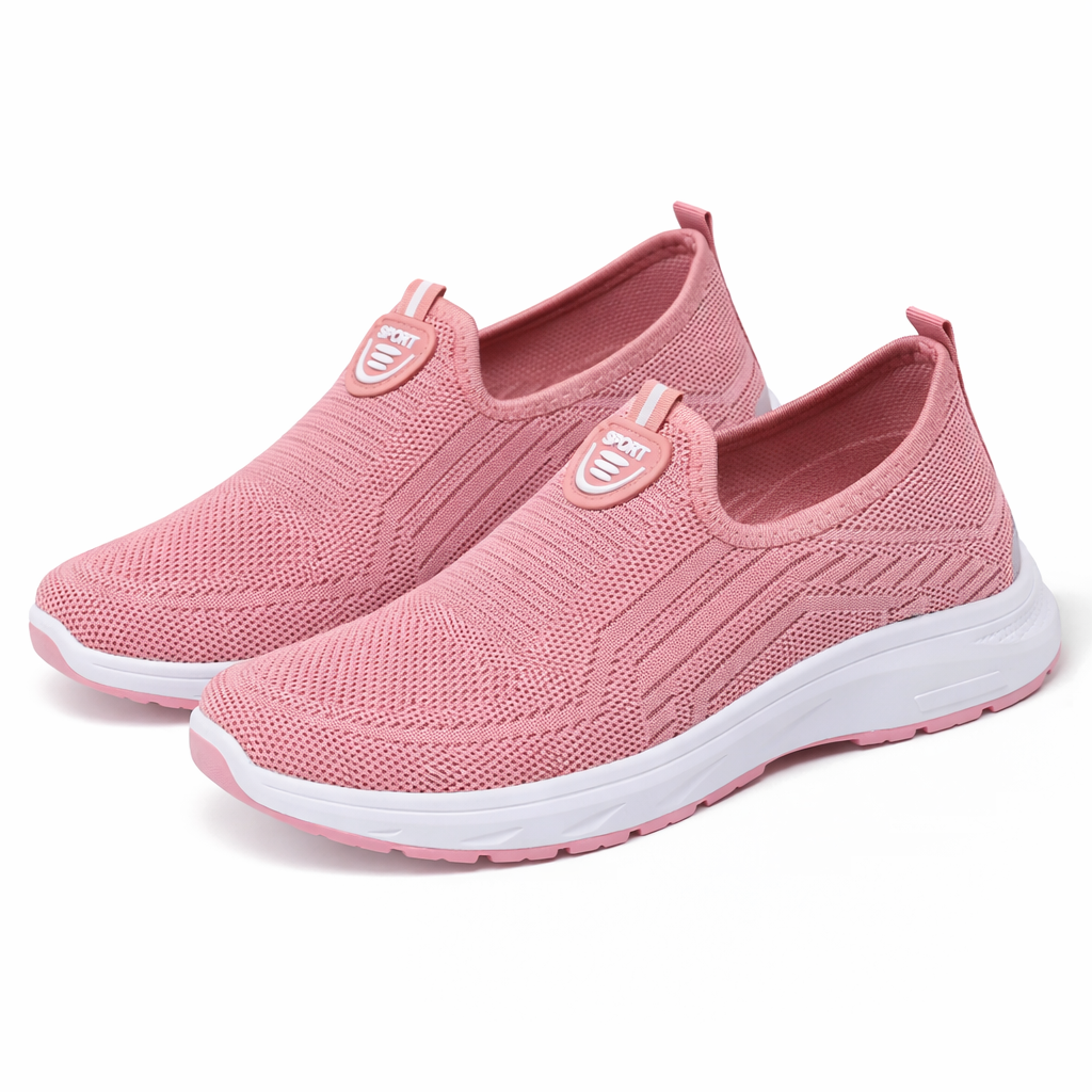 Dames Ademende Instap Loafers met Stevige Zool – Ademend en Comfortabel voor de Zomer