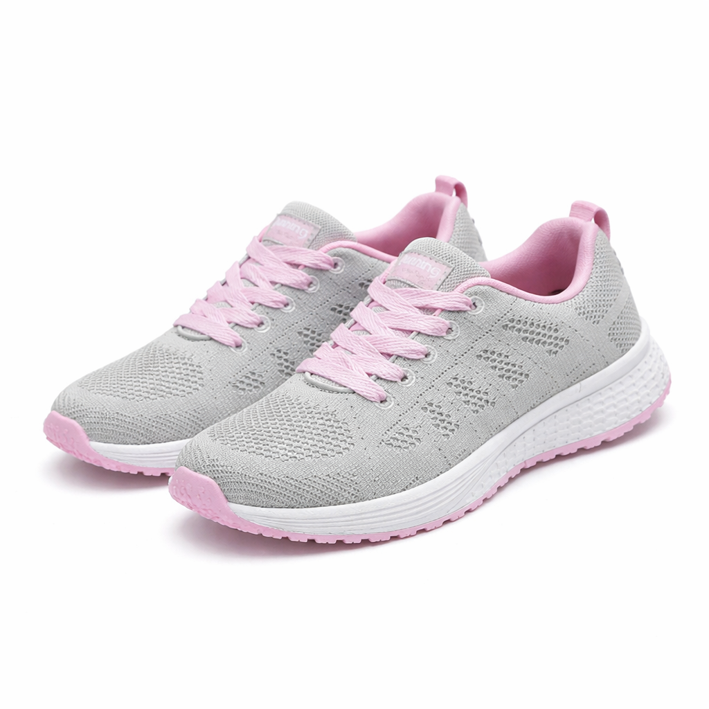 Dames Fitness Schoenen Lichtgewicht Ademend Dempende Zool