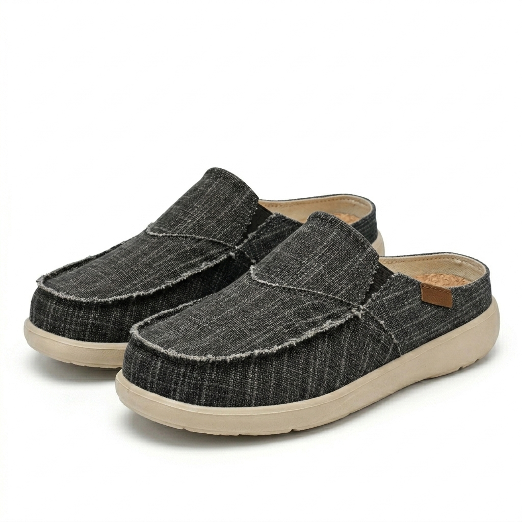 Heren Canvas Instapschoenen Lichtgewicht Ademend Antislip Voor Lente Zomer Dagelijks Gebruik