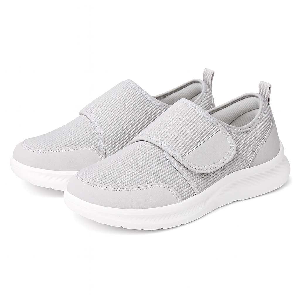 Dames en Heren Comfortabele Klittenband Schoenen voor Brede en Gezwollen Voeten