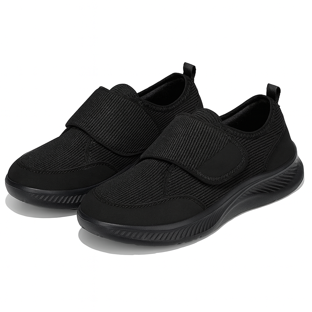 Dames en Heren Comfortabele Klittenband Schoenen voor Brede en Gezwollen Voeten