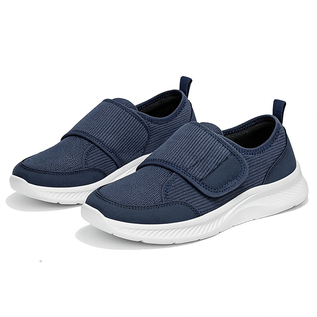 Dames en Heren Comfortabele Klittenband Schoenen voor Brede en Gezwollen Voeten