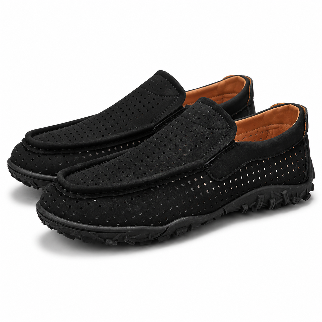 Heren Loafers Instappers Ademend Flexibel Strak Silhouet Lente Zomer