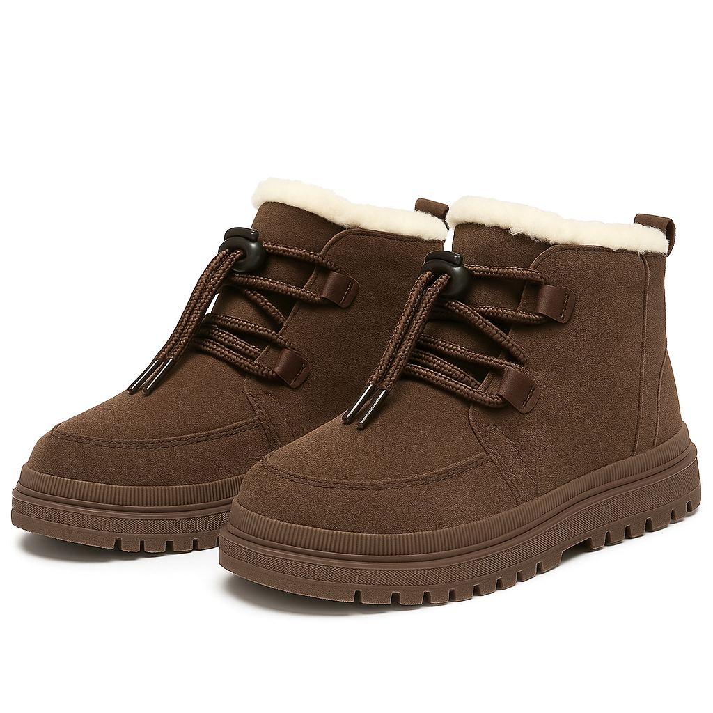 Meisjes Warme Suède Winterlaarsjes Zacht, Warm en Antislip - FrostLuxe