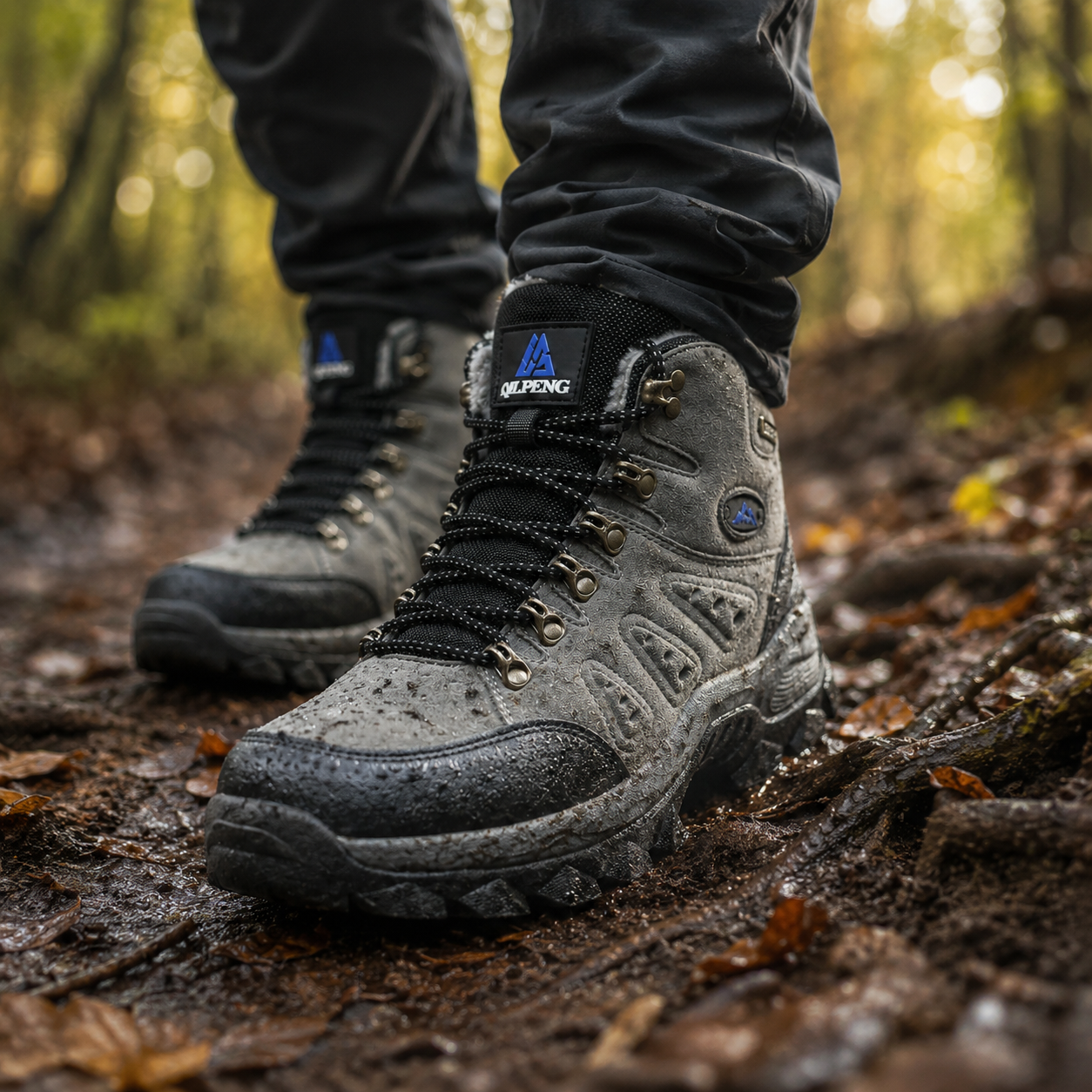 Heren All-Terrain Wandelschoenen Waterafstotend Ademend Antislip Lichtgewicht