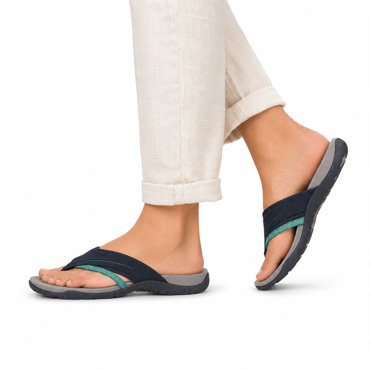Dames Teenslippers Ergonomische Zool Lichtgewicht Stabiele Pasvorm Zomer