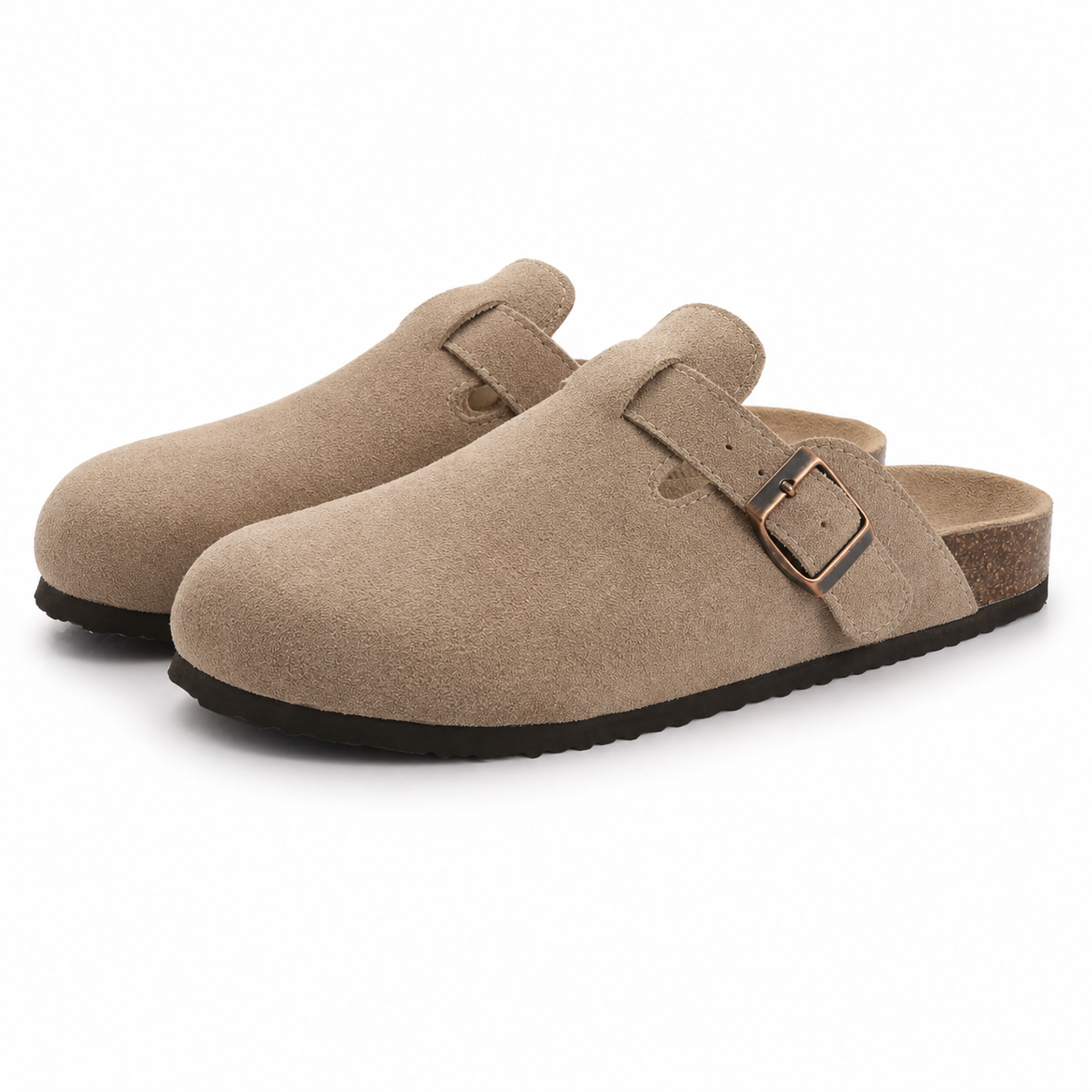 Dames Suède Slippers Lichtgewicht Instap Comfortabele Pasvorm Zomer