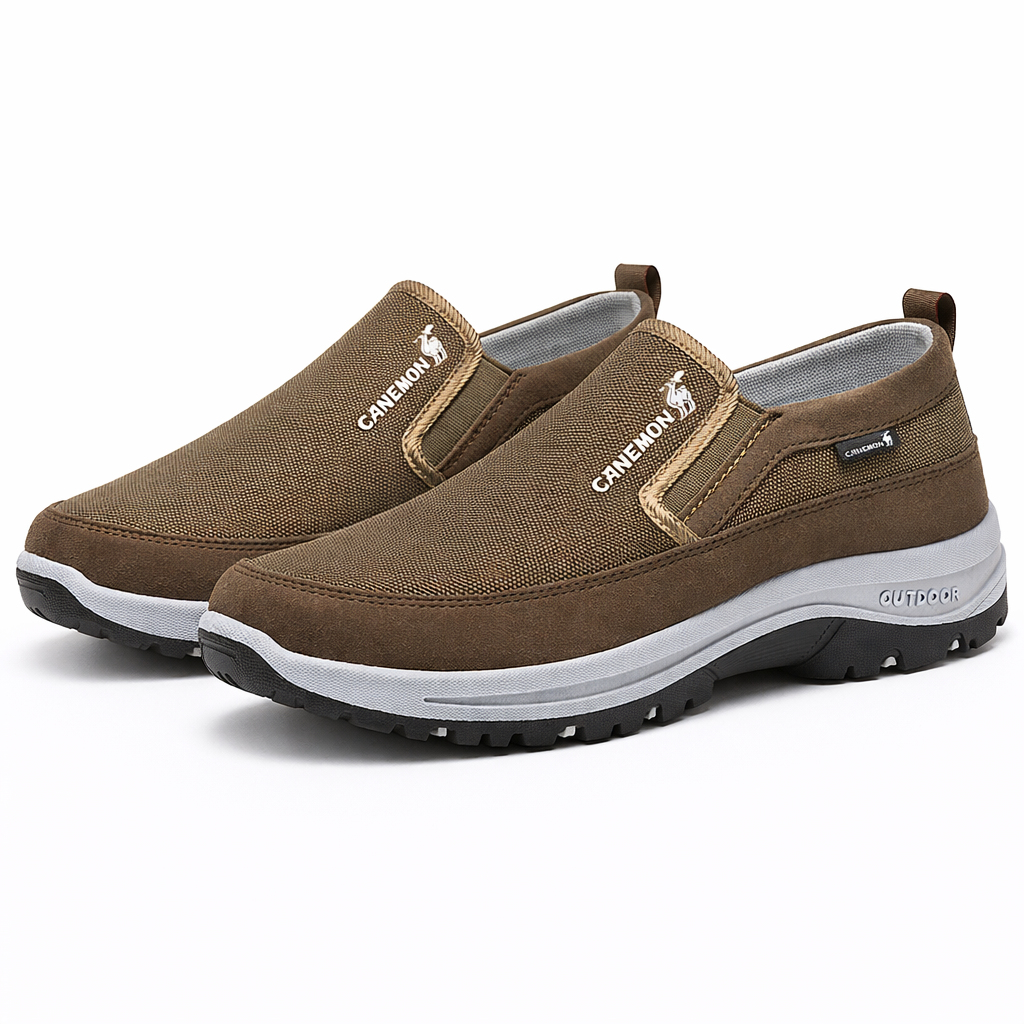 Heren Lichtgewicht Instap Wandelschoenen met Flexibele Zool en Ademend Ontwerp