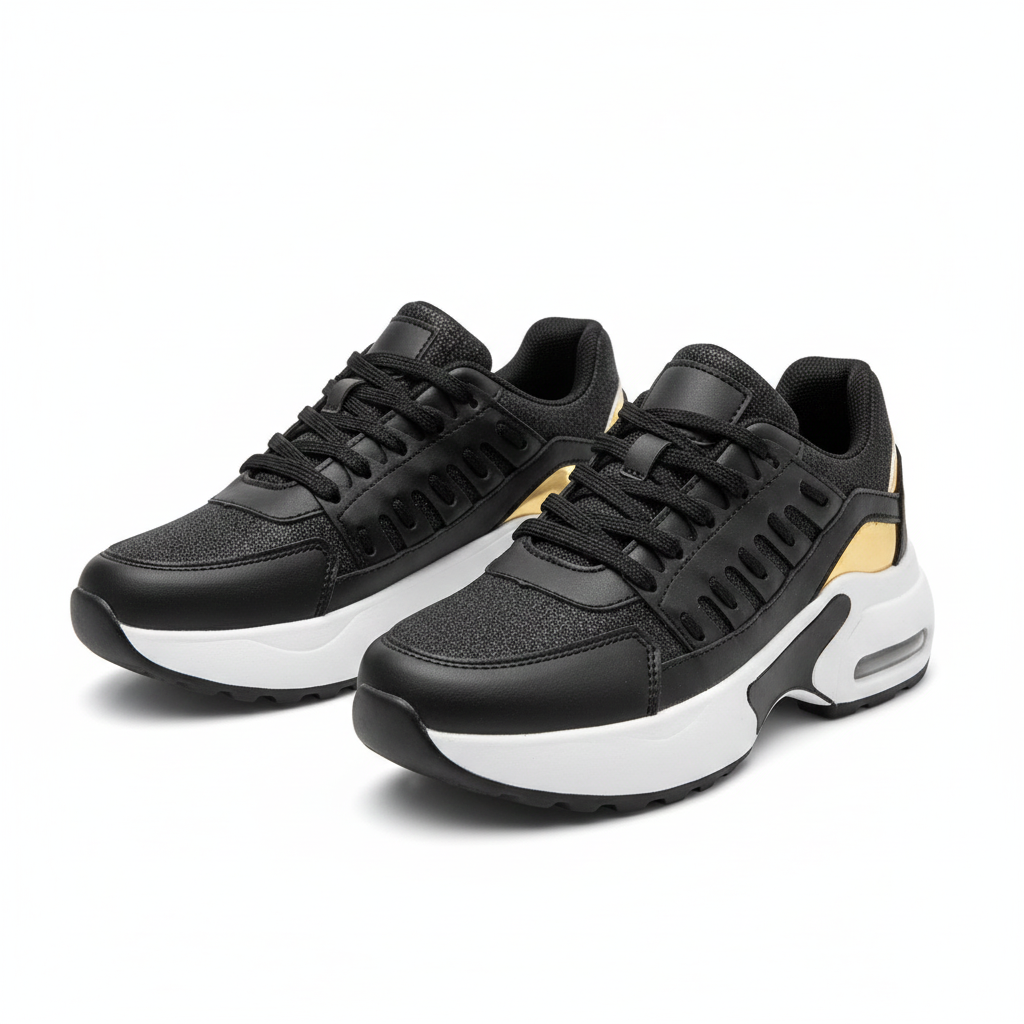 Dames Comfortabele Sneakers – Zacht demping en Stevige Ondersteuning