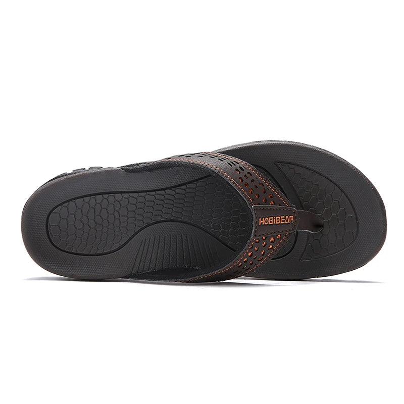 Heren Teenslippers Voetbed Ergonomisch Stevige Rubberen Zool Buiten Zomer