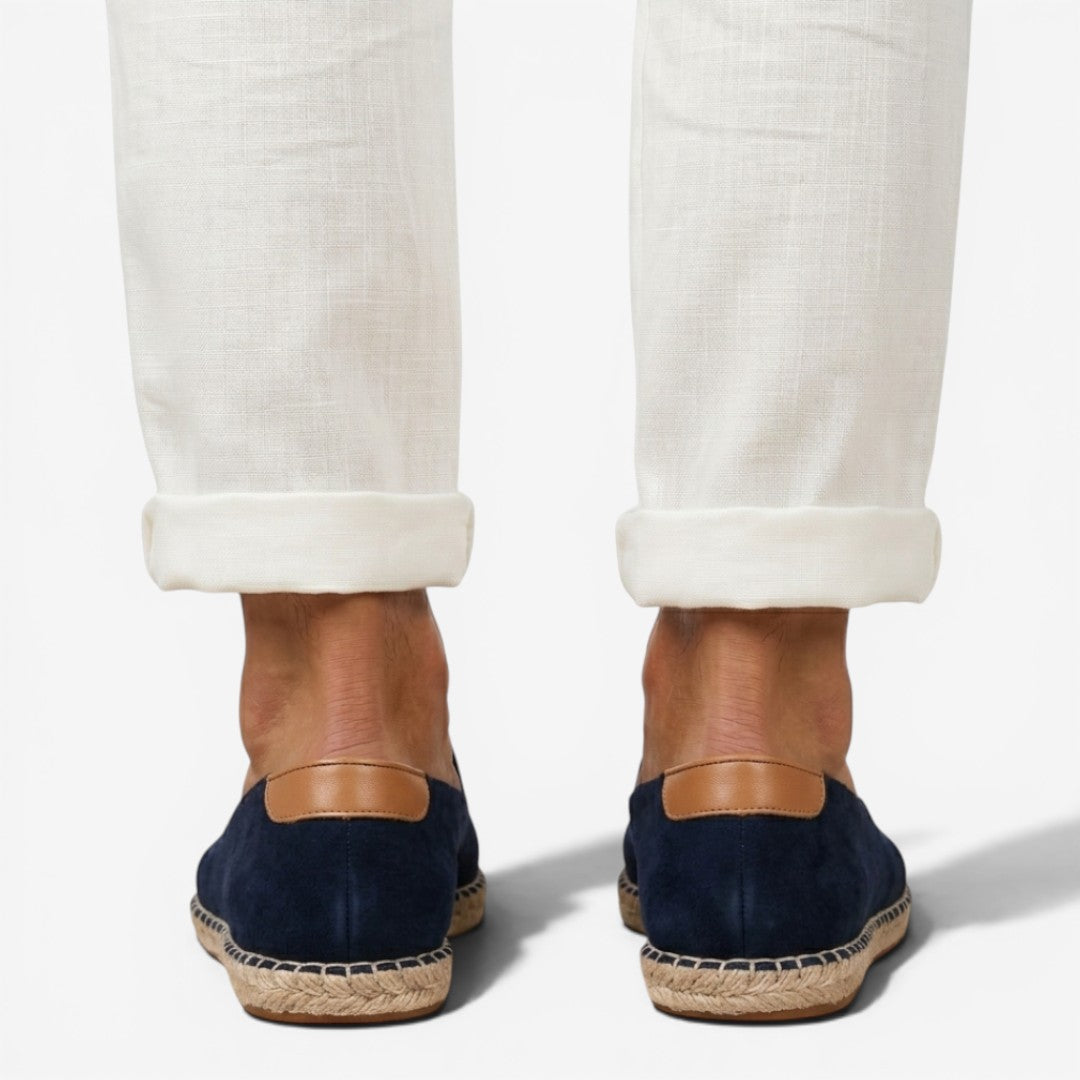 Heren Slip-On Espadrilles Loafers Ademend Lichtgewicht Strand Zomer