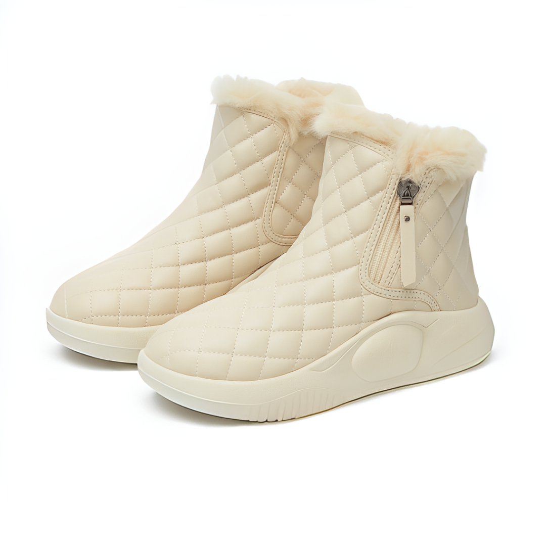 NobleWalk™ - Premium gequiltte enkellaarsjes voor dames
