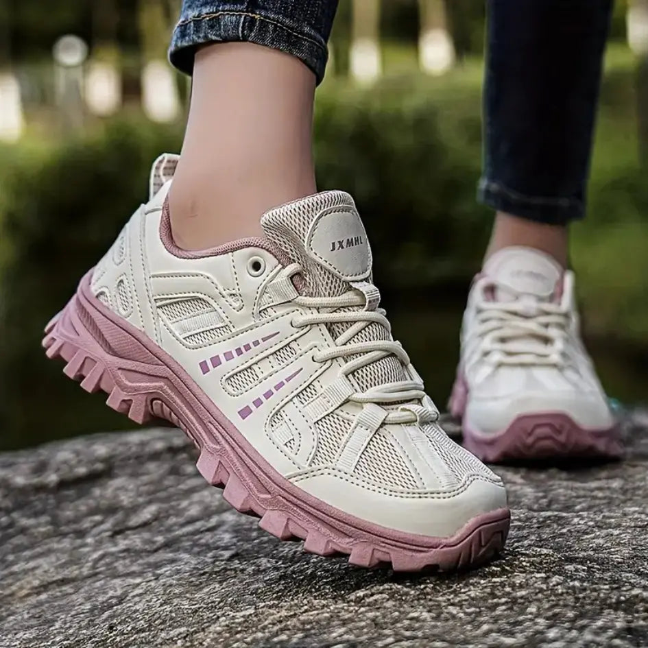 Dames en Heren Lage Outdoor Wandelschoenen – Comfort, Grip en Lichte Demping