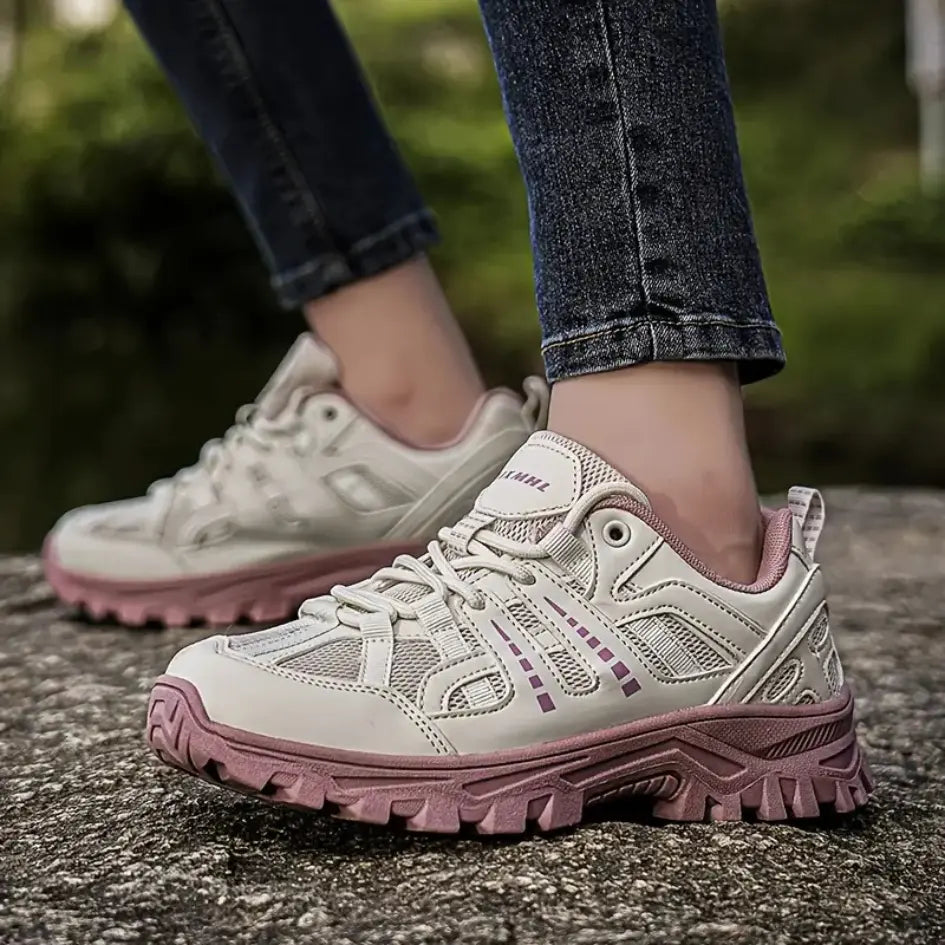 Dames en Heren Lage Outdoor Wandelschoenen – Comfort, Grip en Lichte Demping
