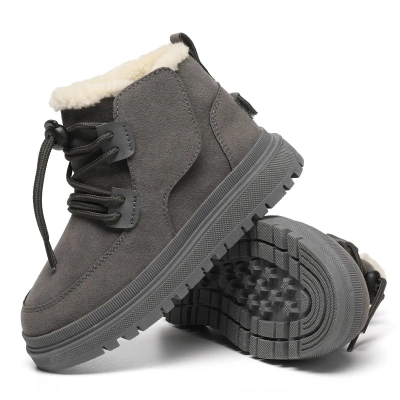 Meisjes Warme Suède Winterlaarsjes Zacht, Warm en Antislip - FrostLuxe