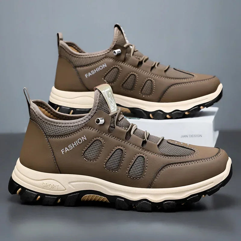 Heren Wandelschoenen Lichtgewicht Ademend Mesh met Elastische Veters Zomer