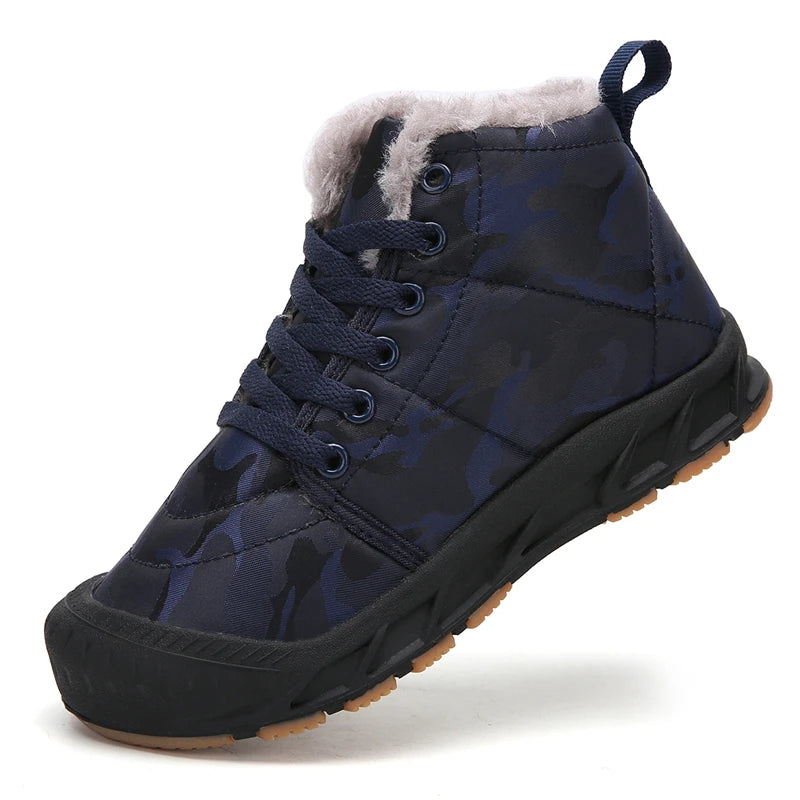 Kinder Warme Gevoerde Schoenen met Brede Teenbox voor Herfst & Winter - WinterWalk