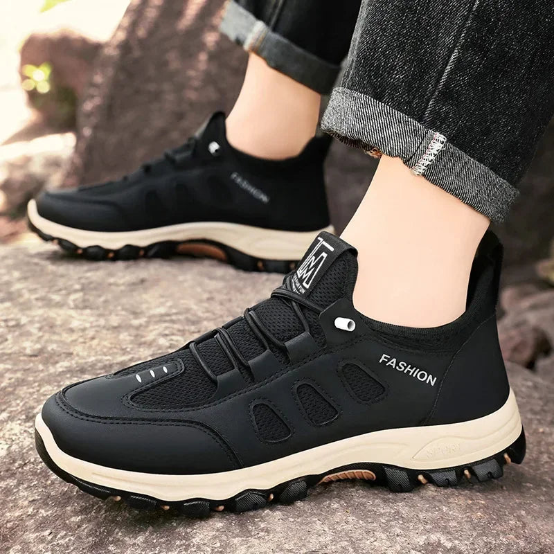 Heren Wandelschoenen Lichtgewicht Ademend Mesh met Elastische Veters Zomer