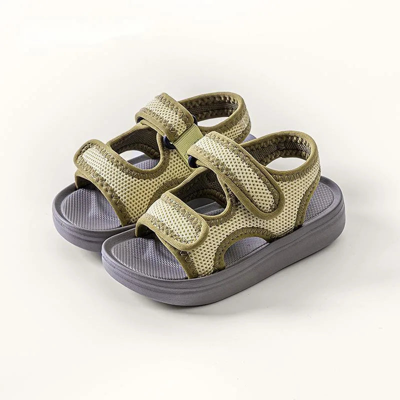 Kinderen Mesh Sandalen Klittenband Ademend Antislip Zomer Strand Buiten