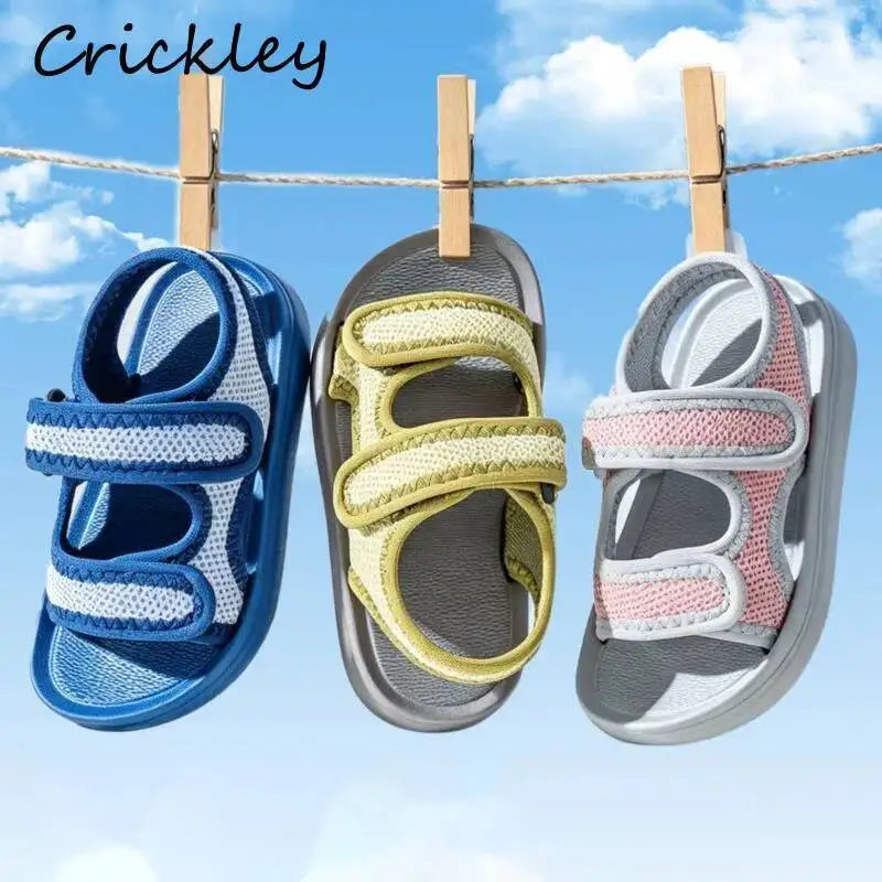 Kinderen Mesh Sandalen Klittenband Ademend Antislip Zomer Strand Buiten