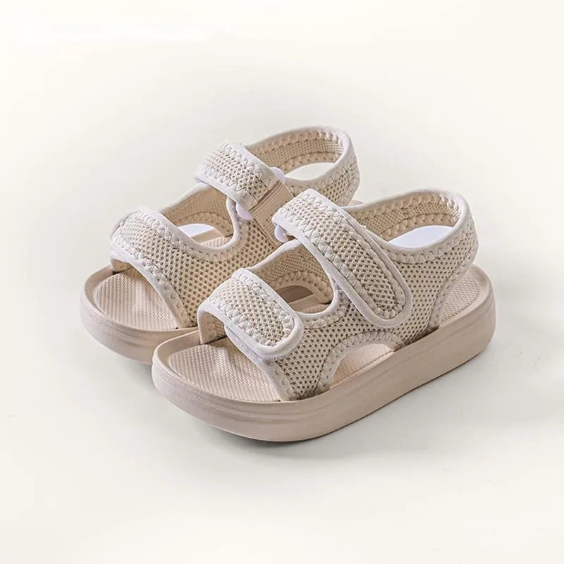 Kinderen Mesh Sandalen Klittenband Ademend Antislip Zomer Strand Buiten