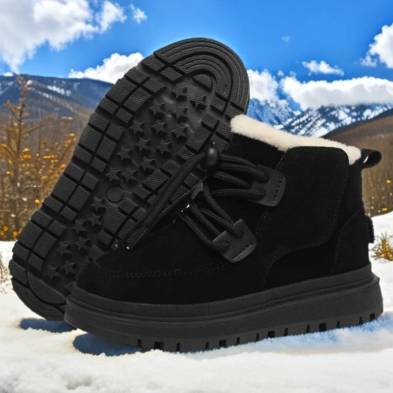 Meisjes Warme Suède Winterlaarsjes Zacht, Warm en Antislip - FrostLuxe