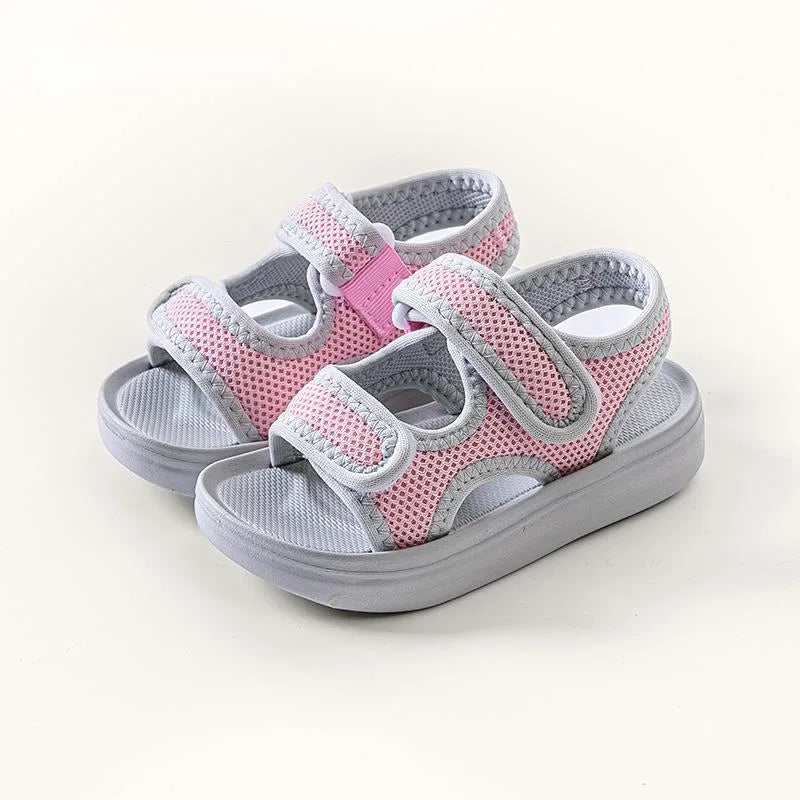 Kinderen Mesh Sandalen Klittenband Ademend Antislip Zomer Strand Buiten