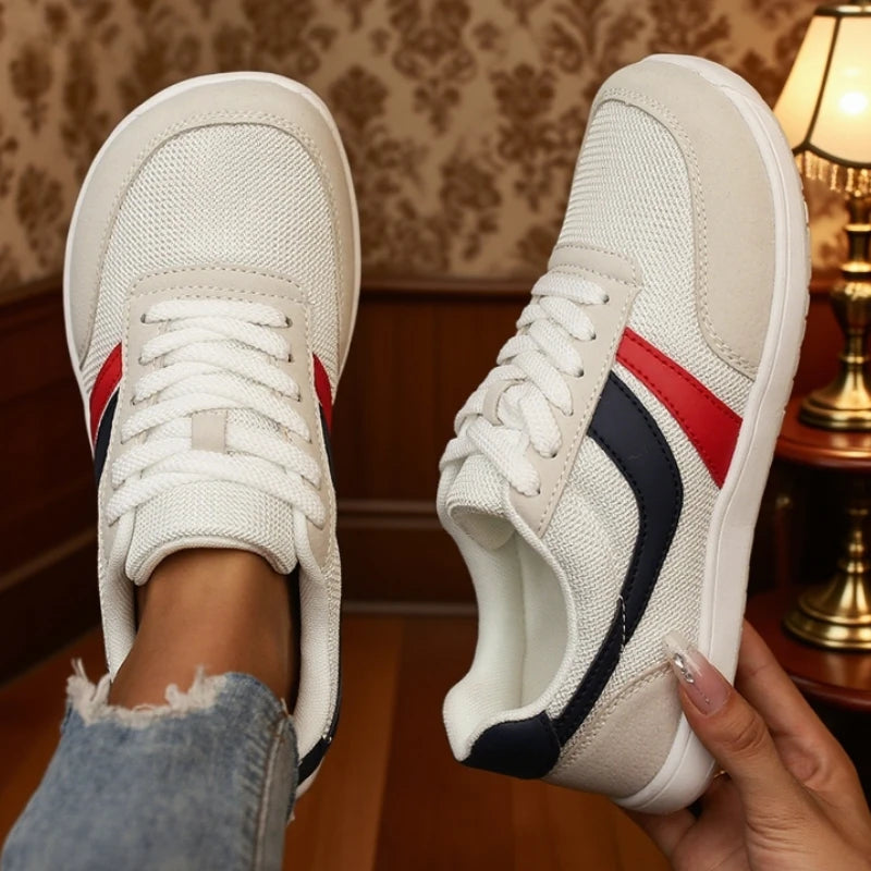 Dames Barefoot Canvas Sneakers met Brede Neus – Ademend en Comfortabel voor Dagelijks Gebruik