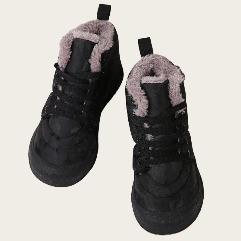 Kinder Warme Gevoerde Schoenen met Brede Teenbox voor Herfst & Winter - WinterWalk