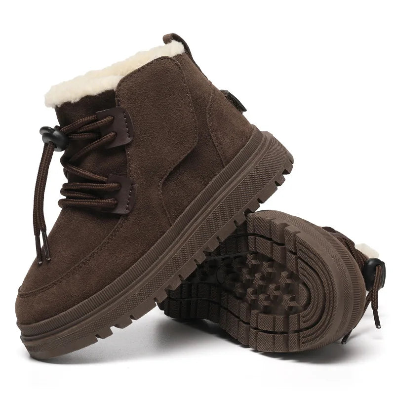 Meisjes Warme Suède Winterlaarsjes Zacht, Warm en Antislip - FrostLuxe